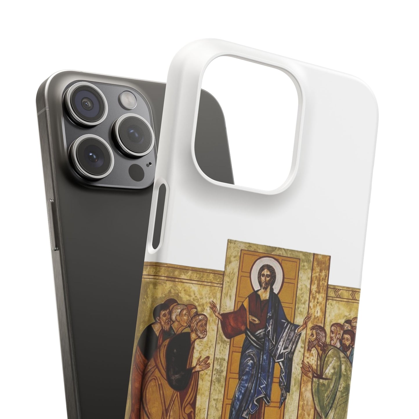 Apparition to the Disciples iPhone's Snap Cases (White)