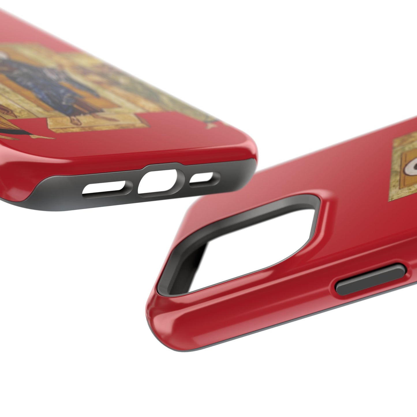 Apparition to the Disciples iPhone's MagSafe Tough Cases (Red)