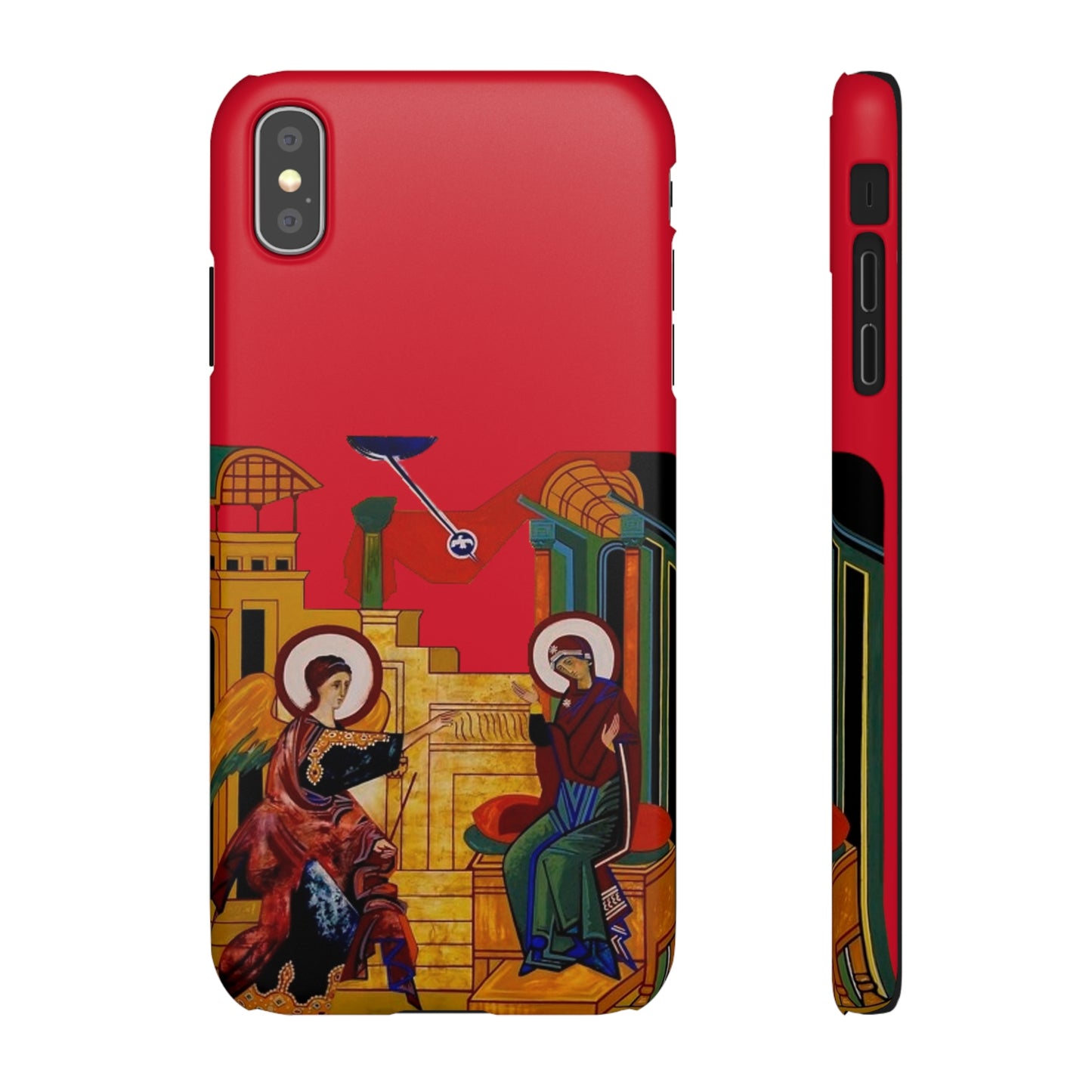 Annunciation Iphone's Snap Cases (Red)