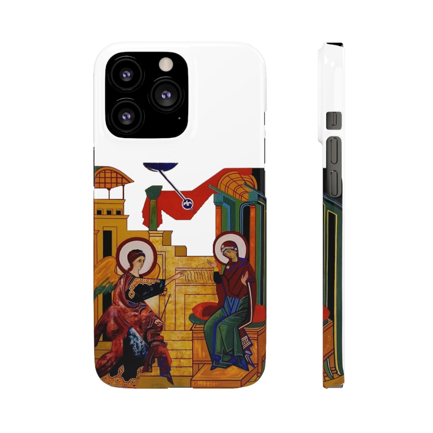 Annunciation Iphone's Snap Cases (White)