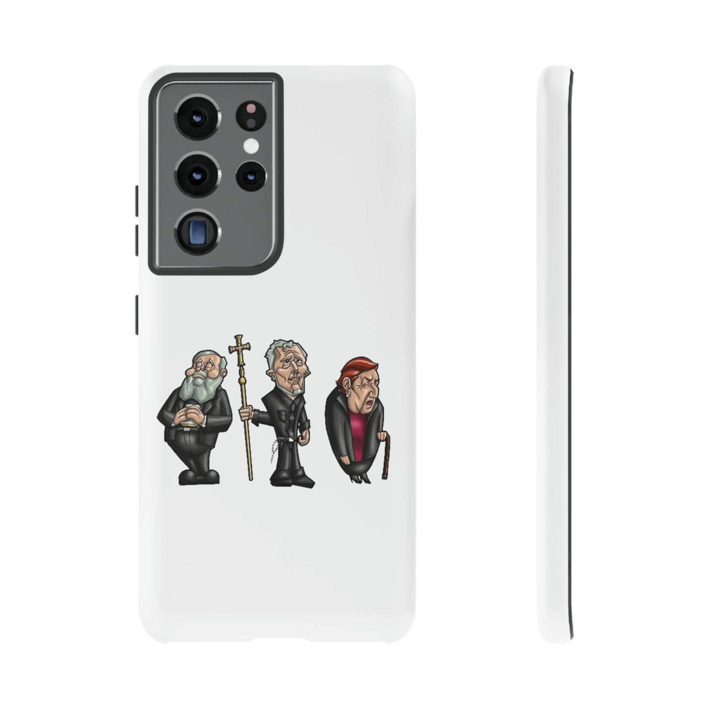 Initiators Cartoon Samsung Galaxy's white Tough Cases