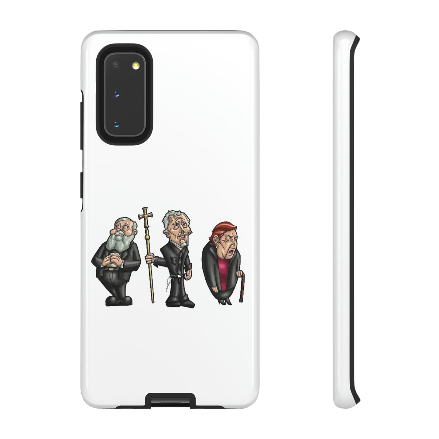 Initiators Cartoon Samsung Galaxy's white Tough Cases