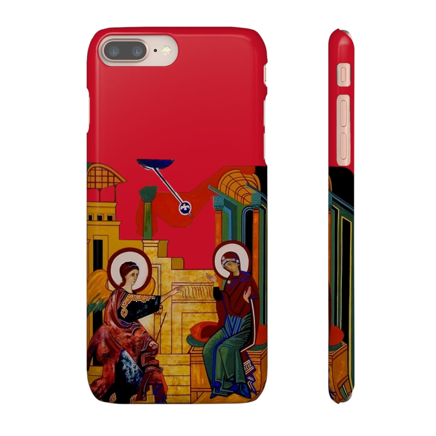 Annunciation Iphone's Snap Cases (Red)