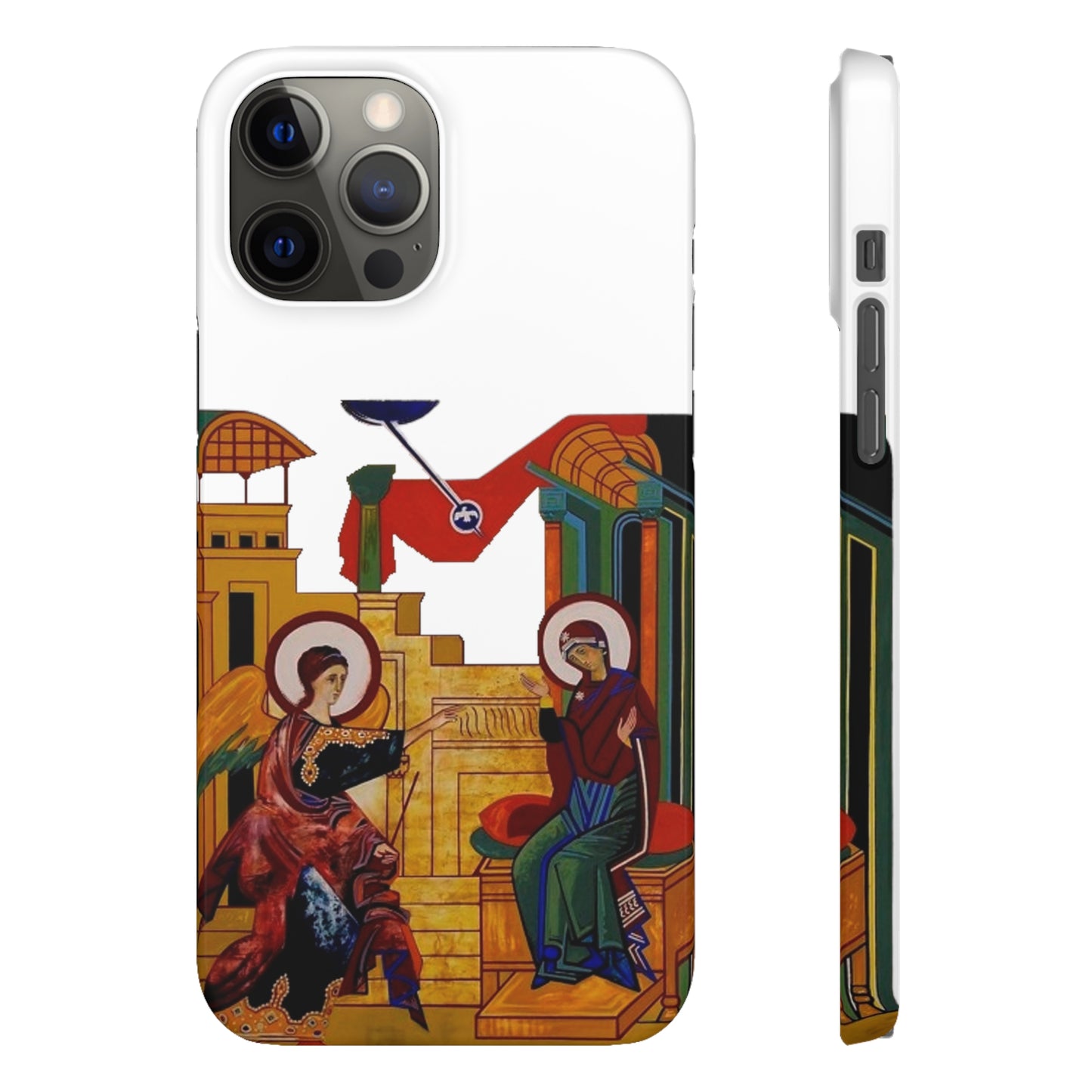 Annunciation Iphone's Snap Cases (White)