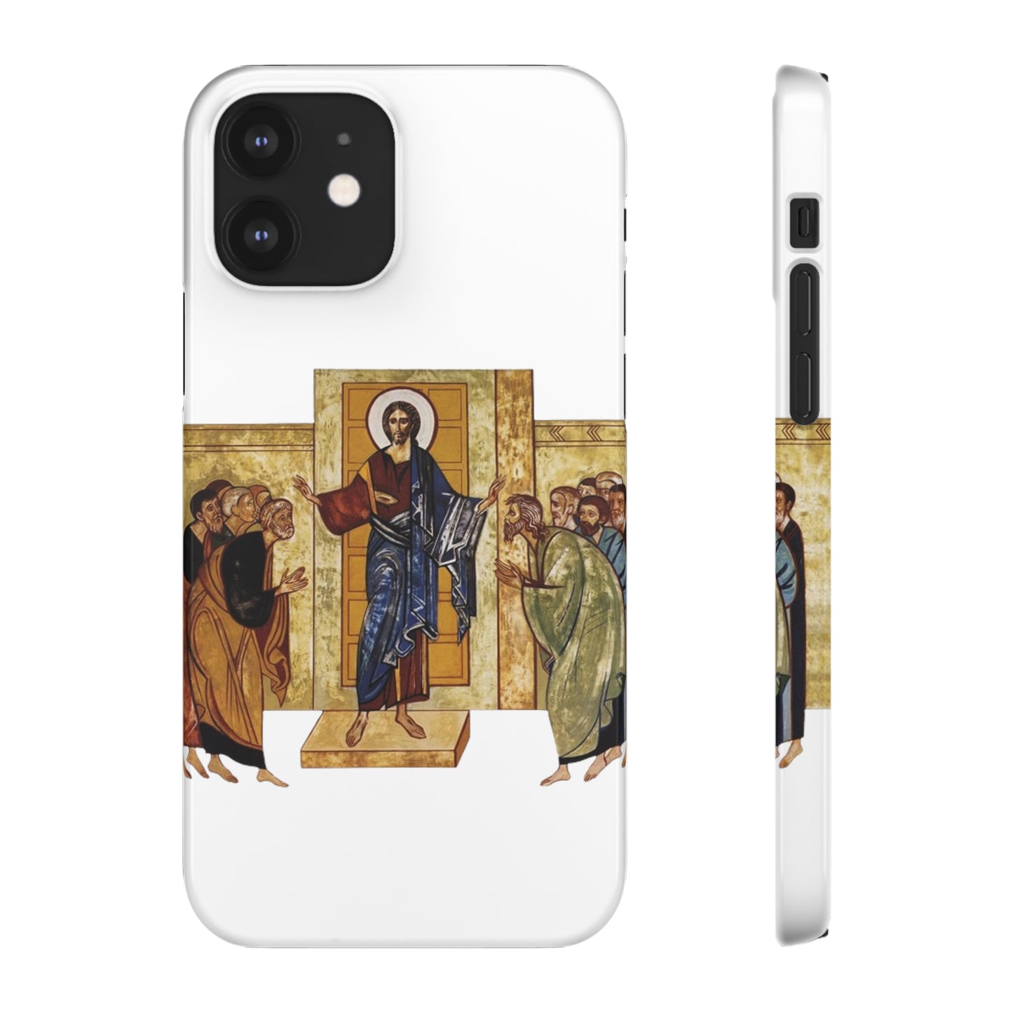 Apparition to the Disciples iPhone's Snap Cases (White)