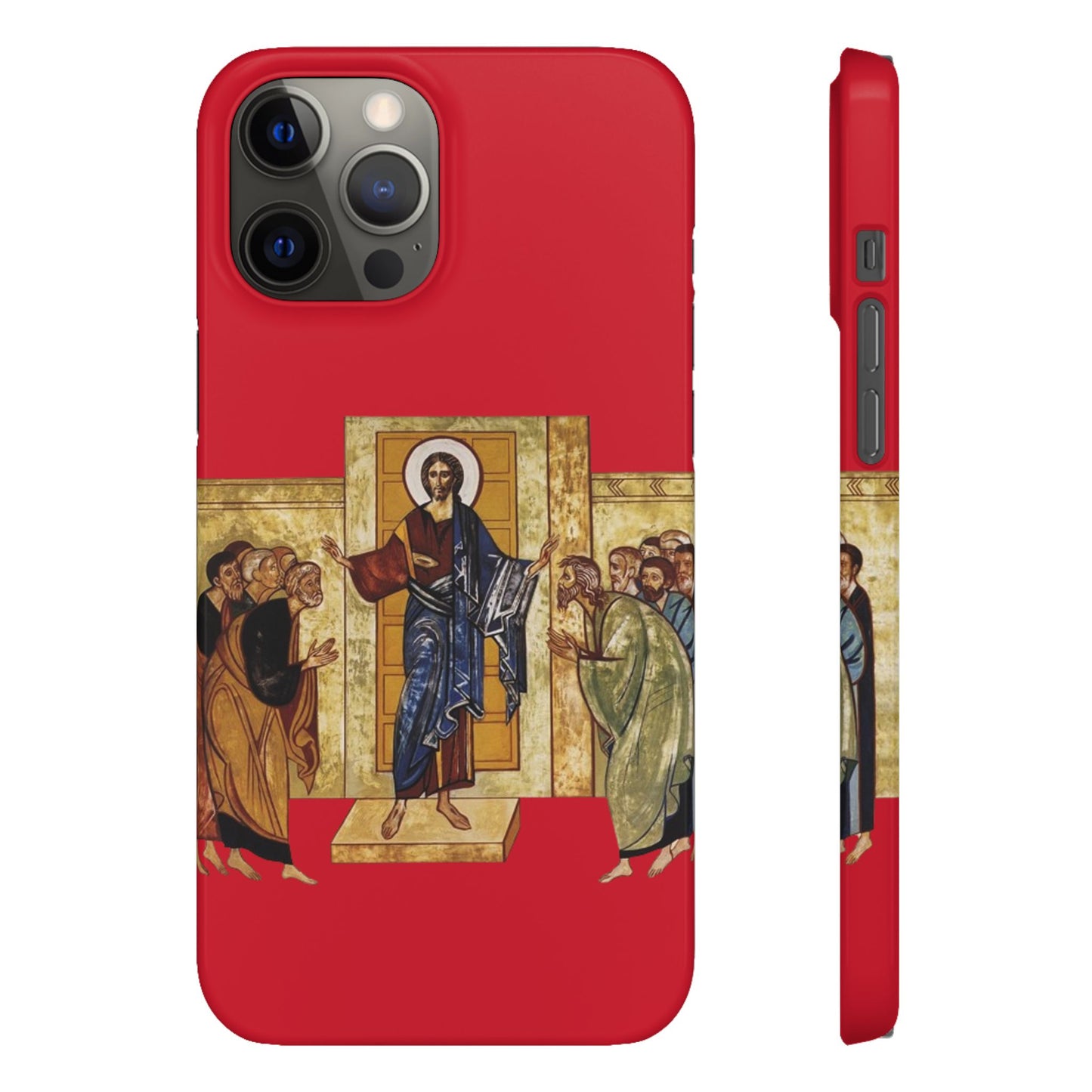 Apparition to the Disciples iPhone's Snap Cases (Red)