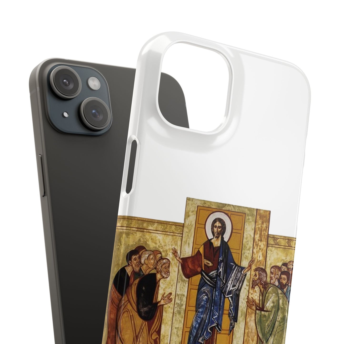 Apparition to the Disciples iPhone's Snap Cases (White)