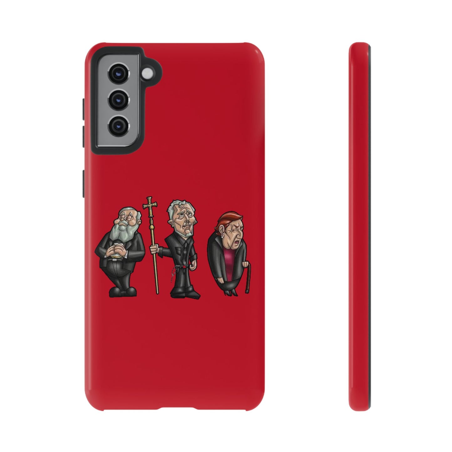 Initiators Cartoon Samsung Galaxy's Red Tough Cases