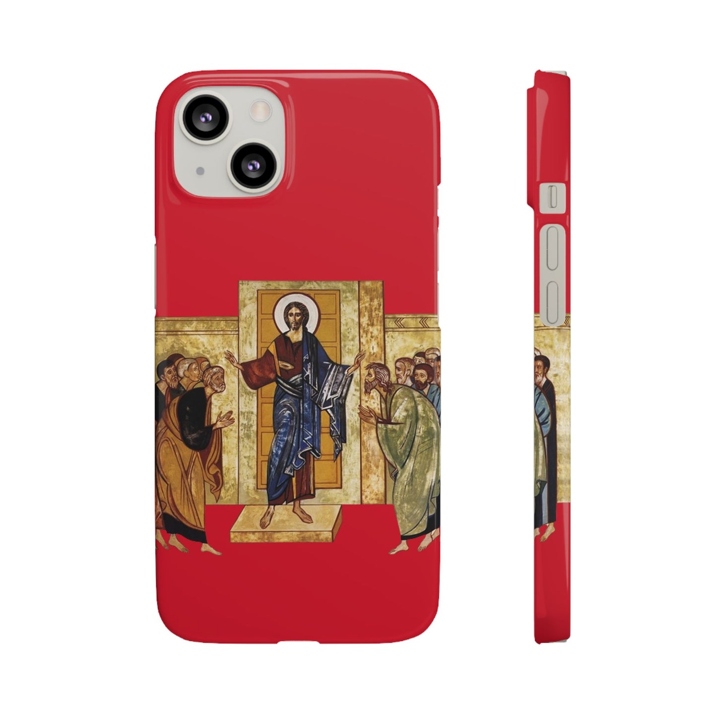 Apparition to the Disciples iPhone's Snap Cases (Red)