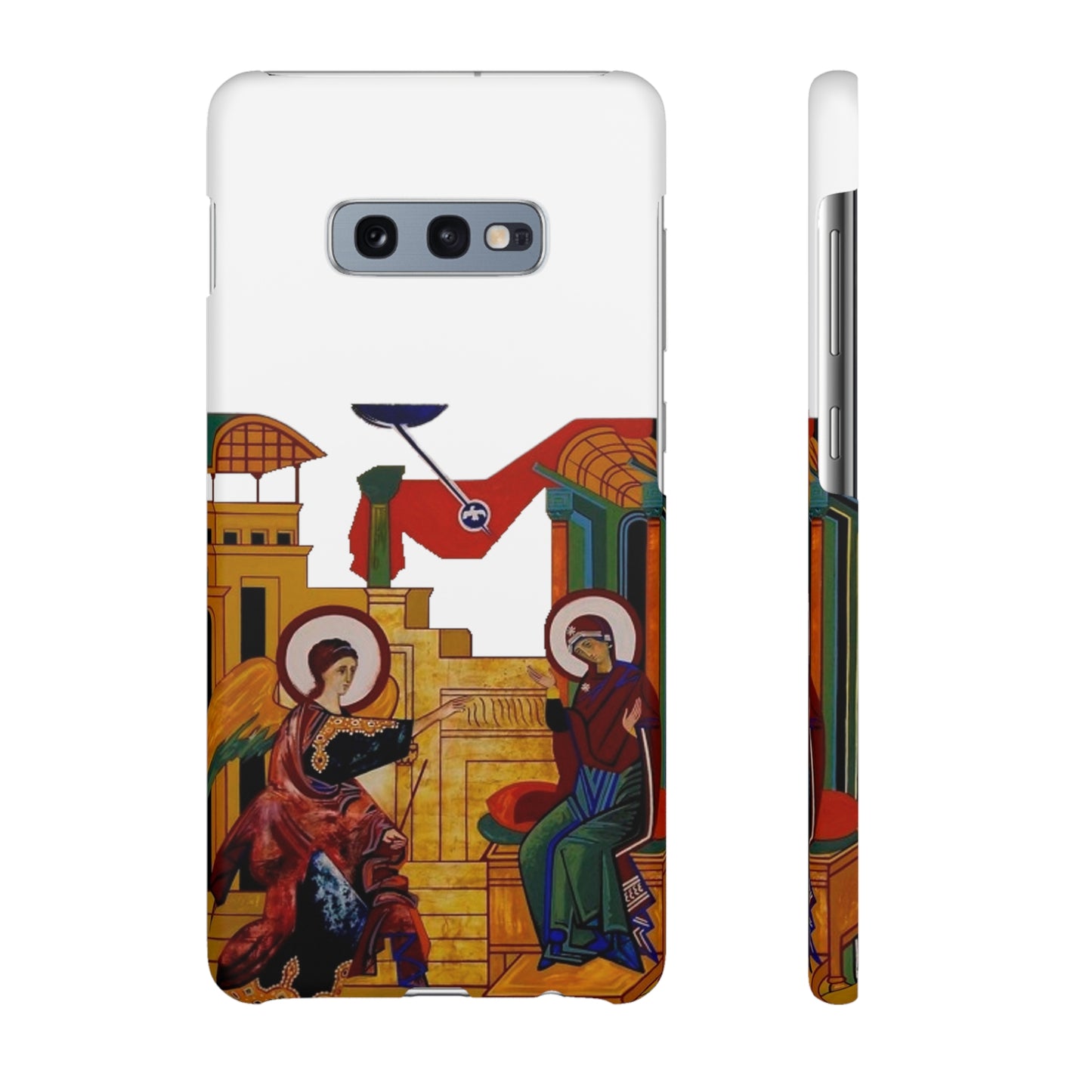 Annunciation Samsung Galaxy's Snap Cases (White)