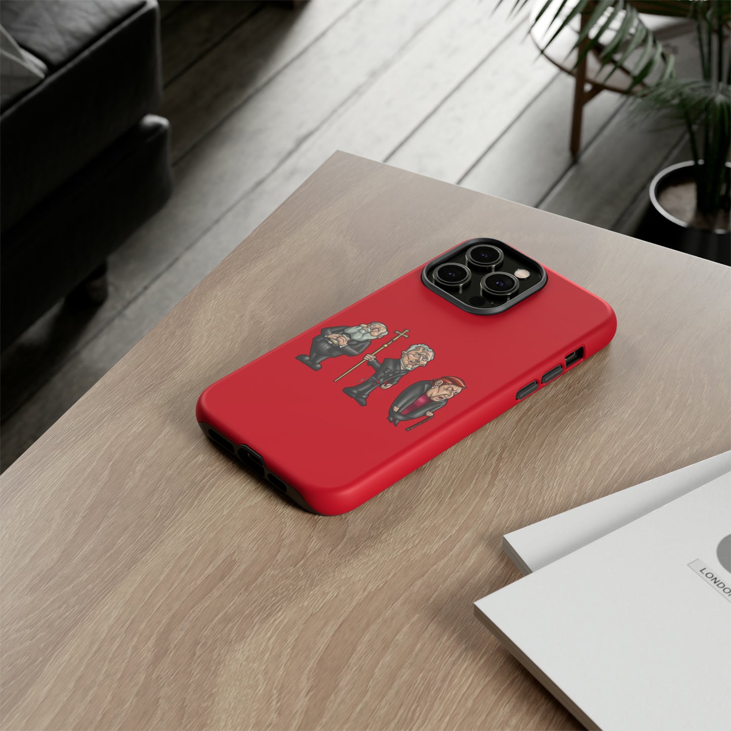 Initiators Cartoon iPhone's Red Tough Cases