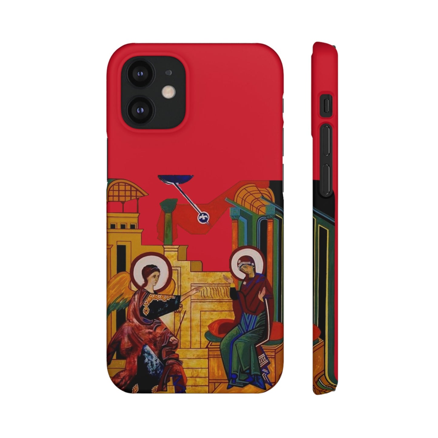 Annunciation Iphone's Snap Cases (Red)