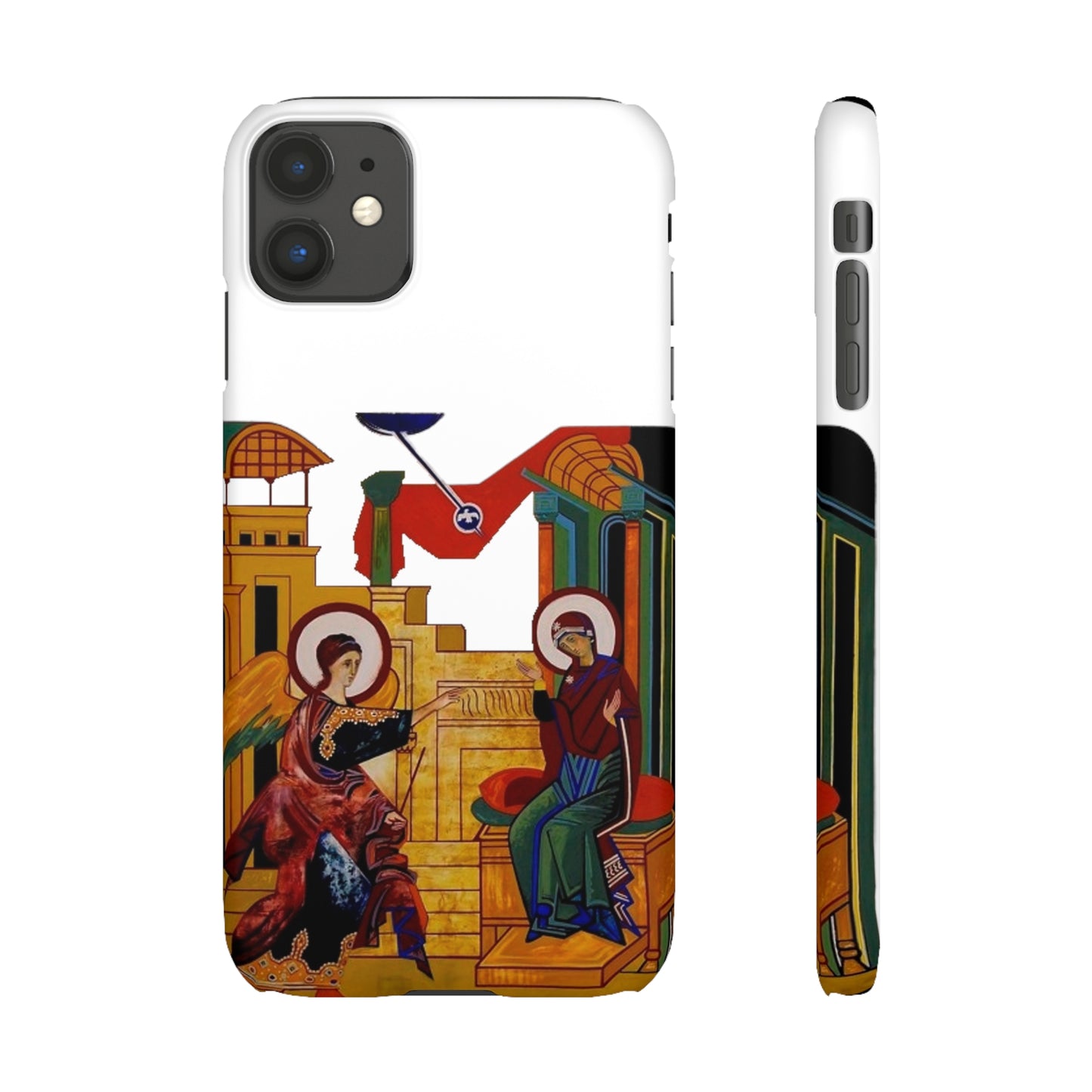 Annunciation Iphone's Snap Cases (White)