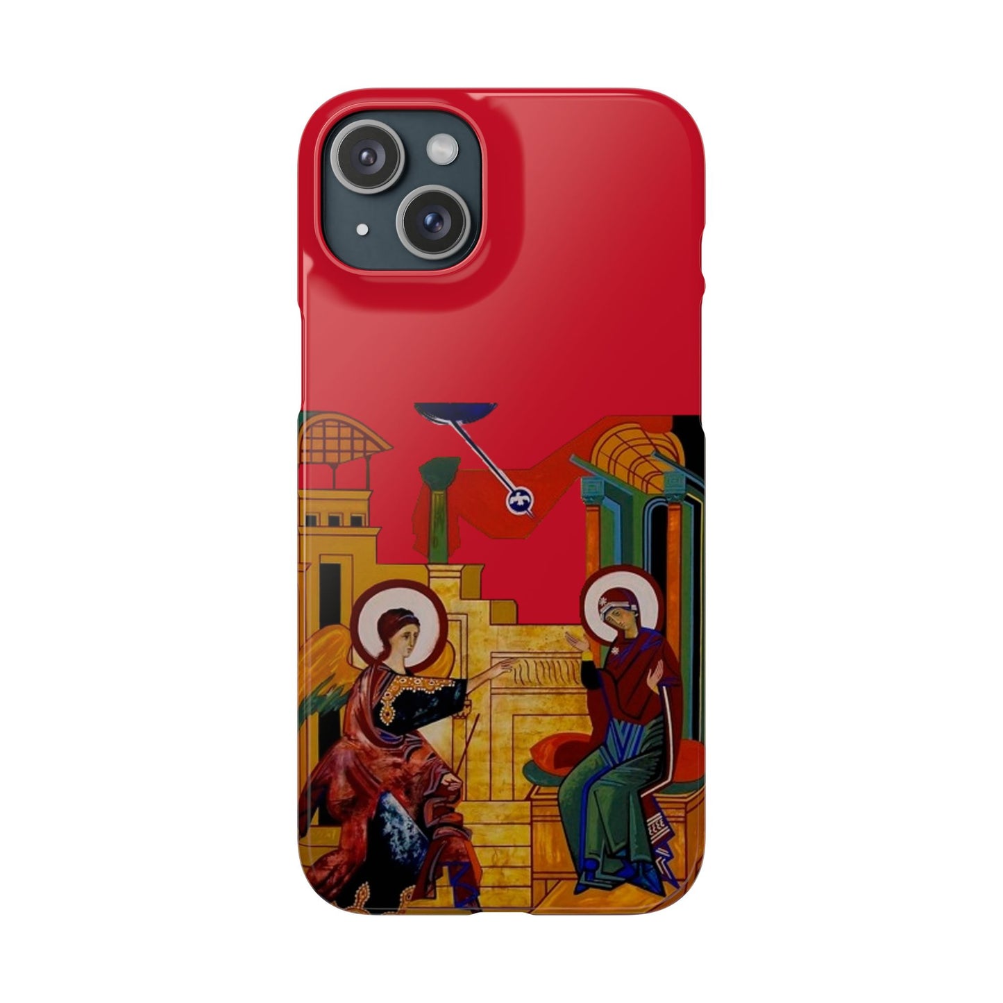 Annunciation Iphone's Snap Cases (Red)