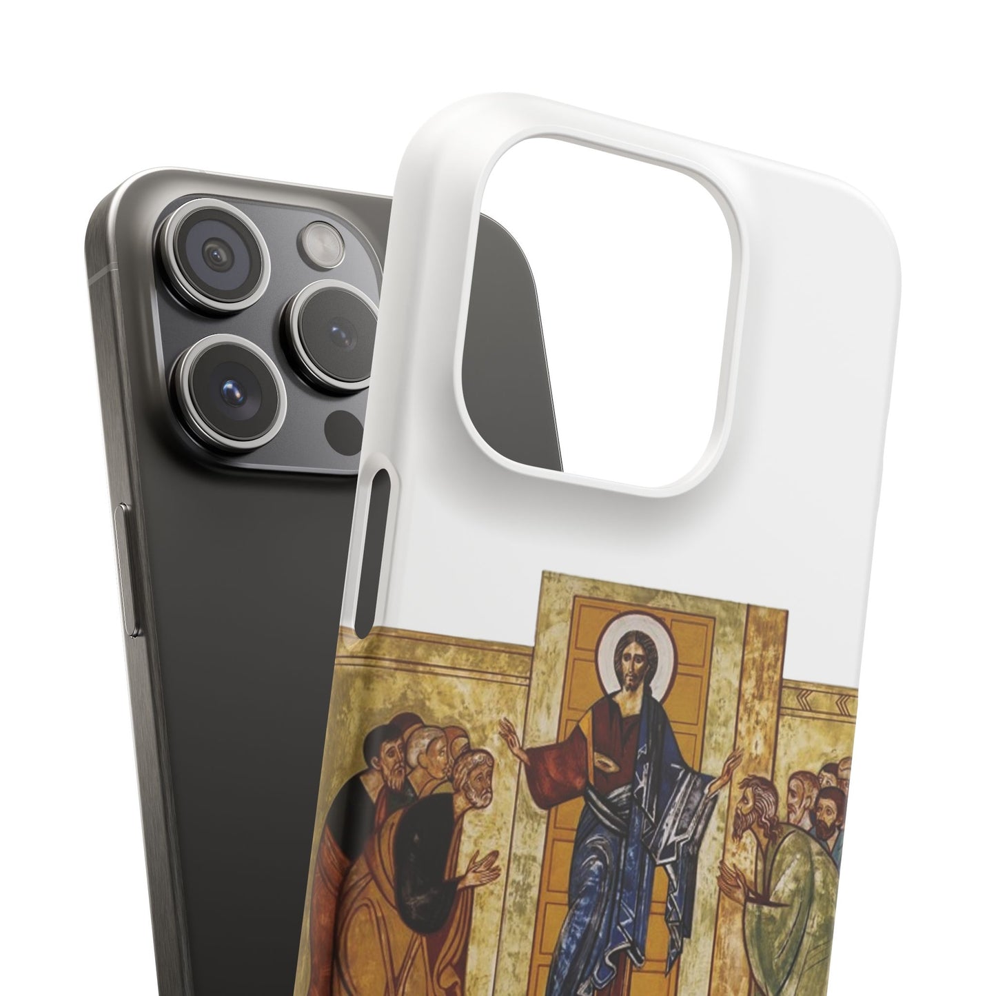 Apparition to the Disciples iPhone's Snap Cases (White)