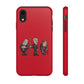 Initiators Cartoon iPhone's Red Tough Cases