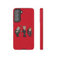 Initiators Cartoon Samsung Galaxy's Red Tough Cases