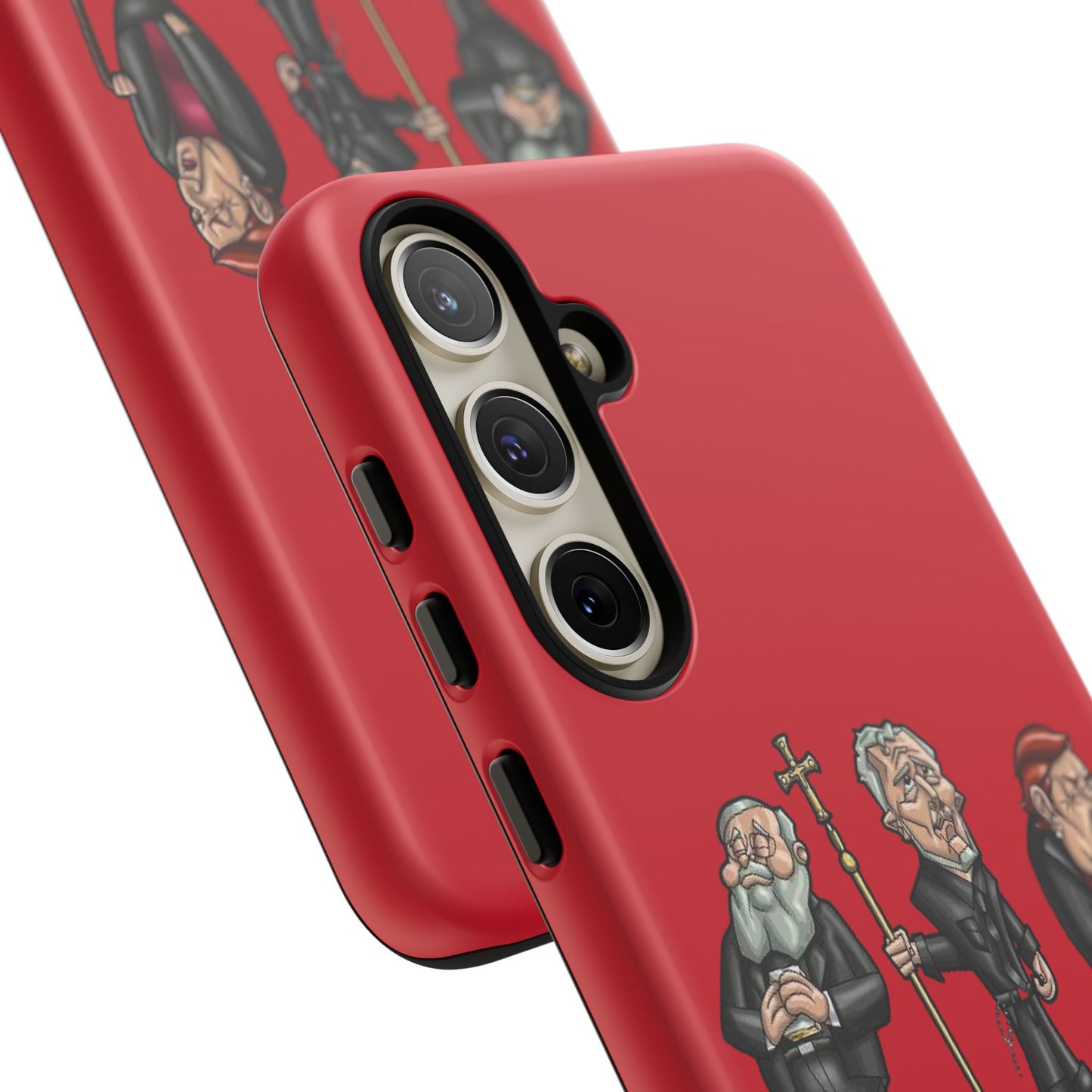 Initiators Cartoon Samsung Galaxy's Red Tough Cases