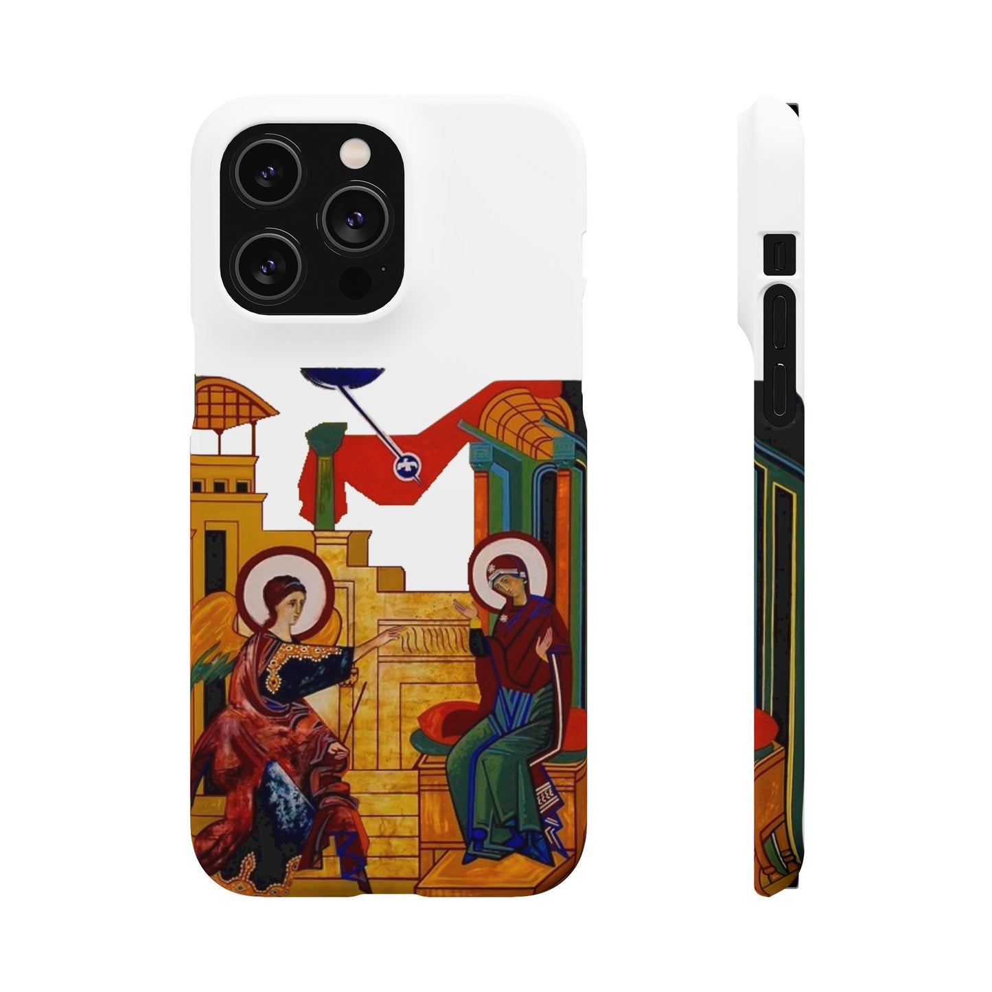 Annunciation Iphone's Snap Cases (White)