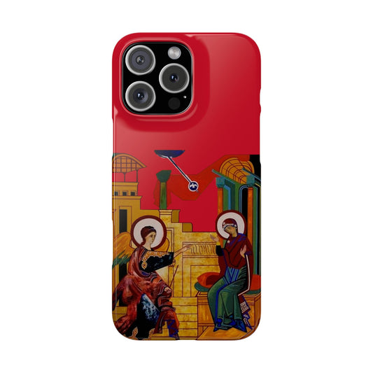 Annunciation Iphone's Snap Cases (Red)