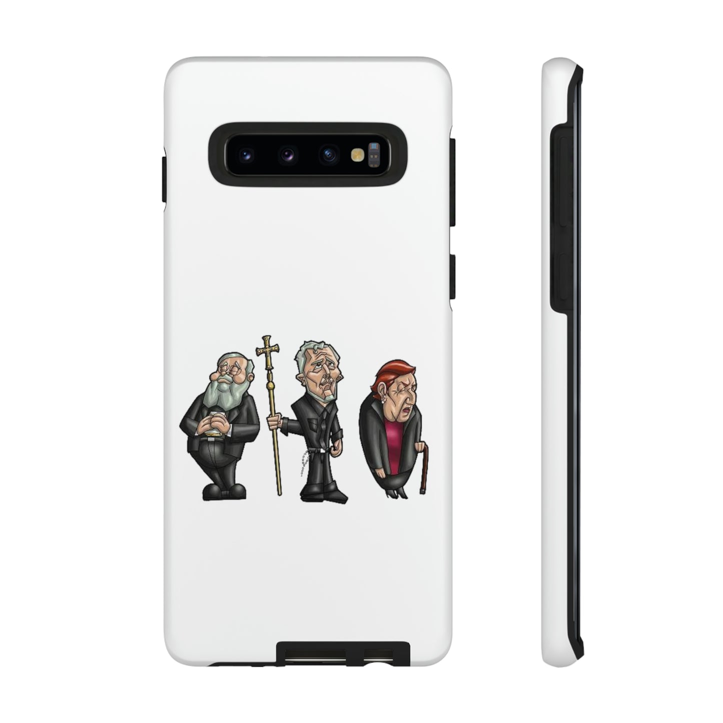 Initiators Cartoon Samsung Galaxy's white Tough Cases