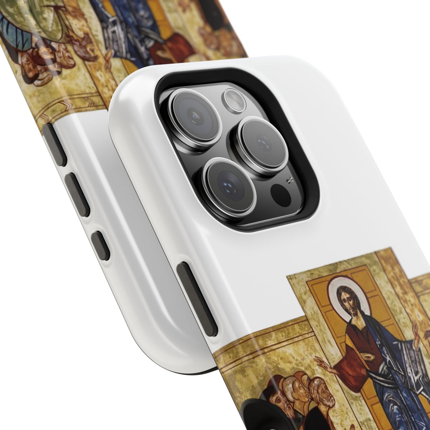 Apparition to the Disciples iPhone's MagSafe Tough Cases (White)