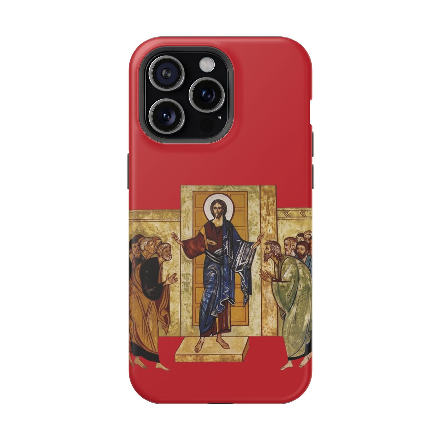 Apparition to the Disciples iPhone's MagSafe Tough Cases (Red)