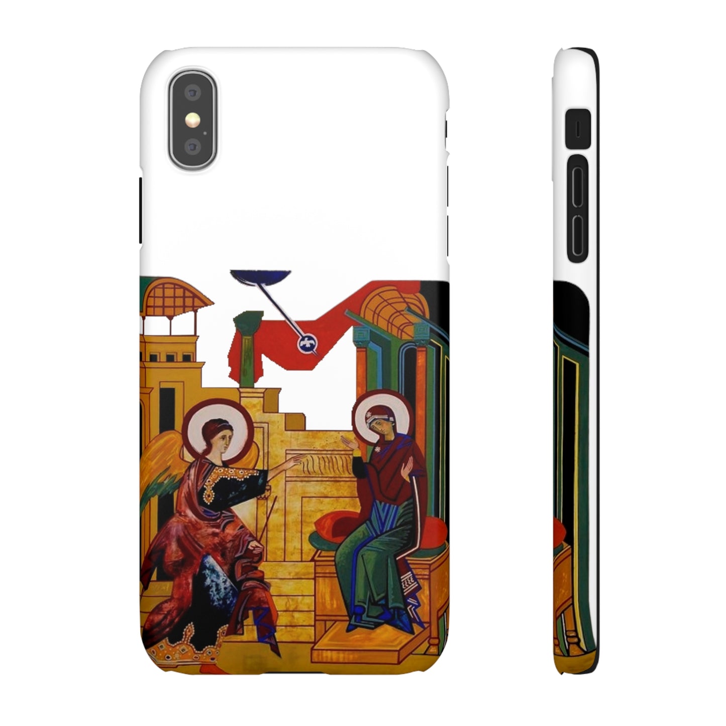 Annunciation Iphone's Snap Cases (White)