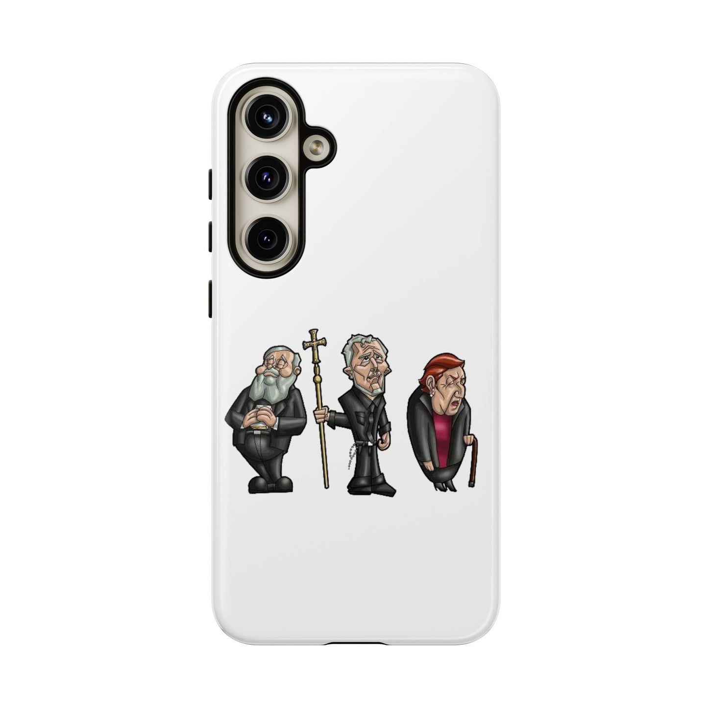 Initiators Cartoon Samsung Galaxy's white Tough Cases