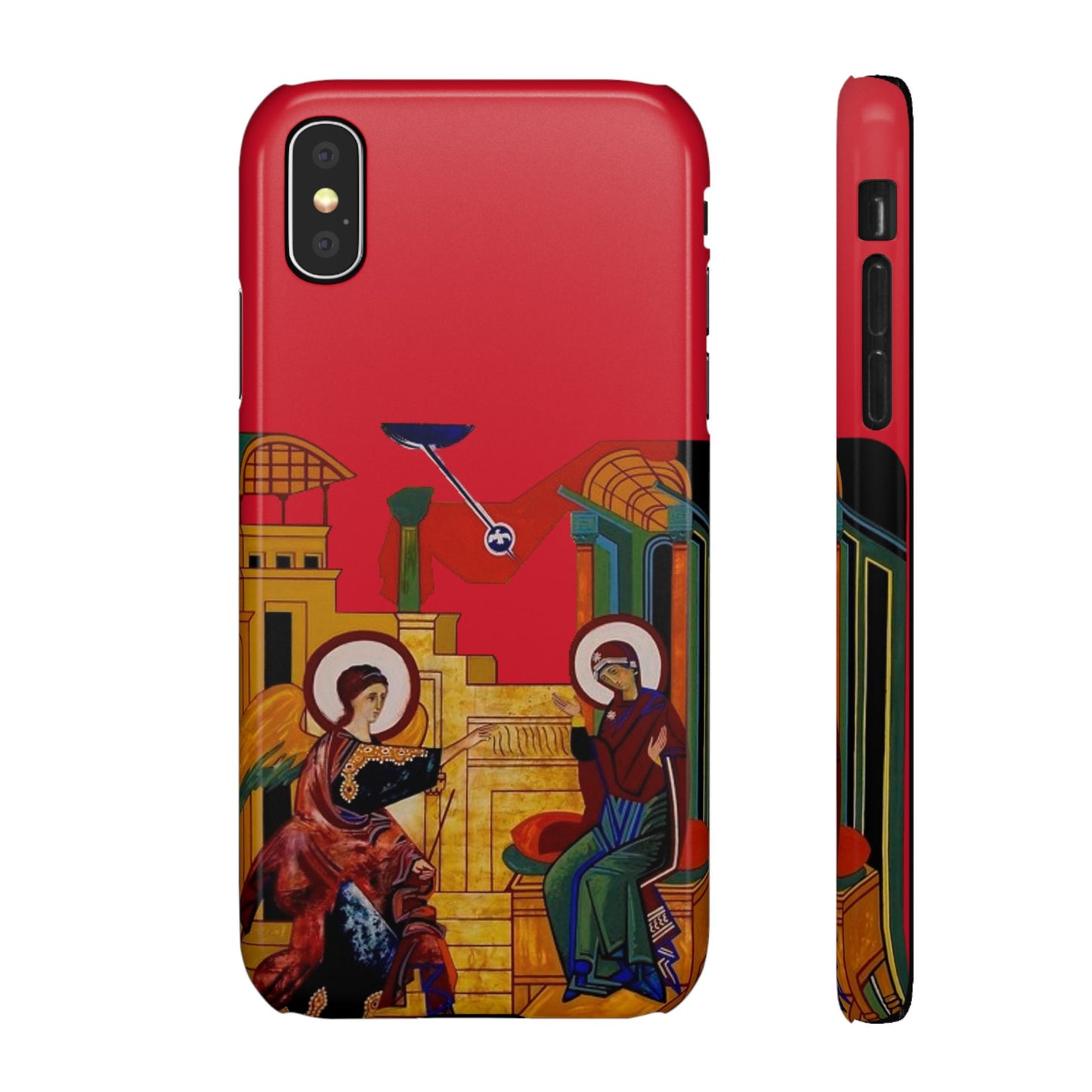 Annunciation Iphone's Snap Cases (Red)