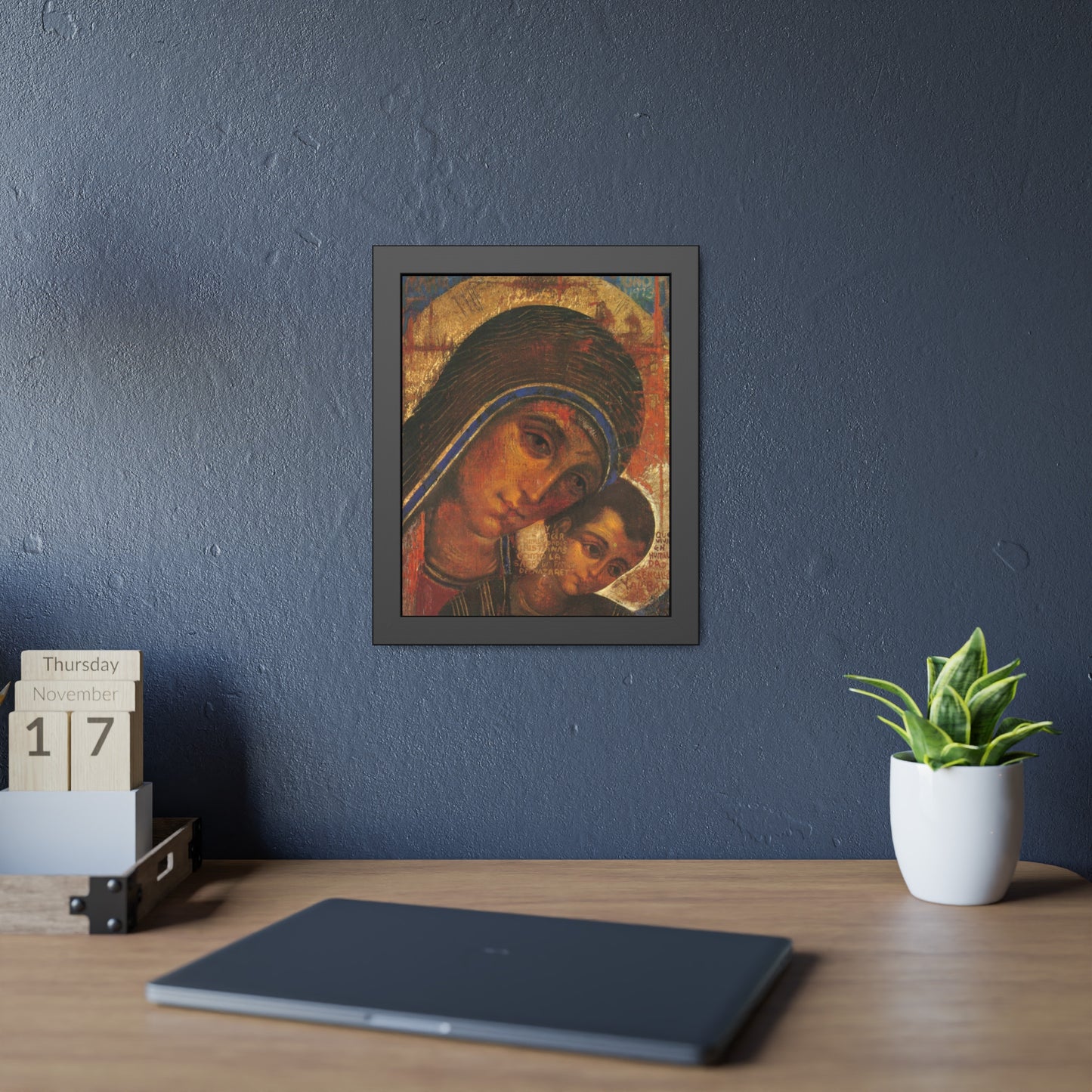 Virgin of the Way Framed Poster