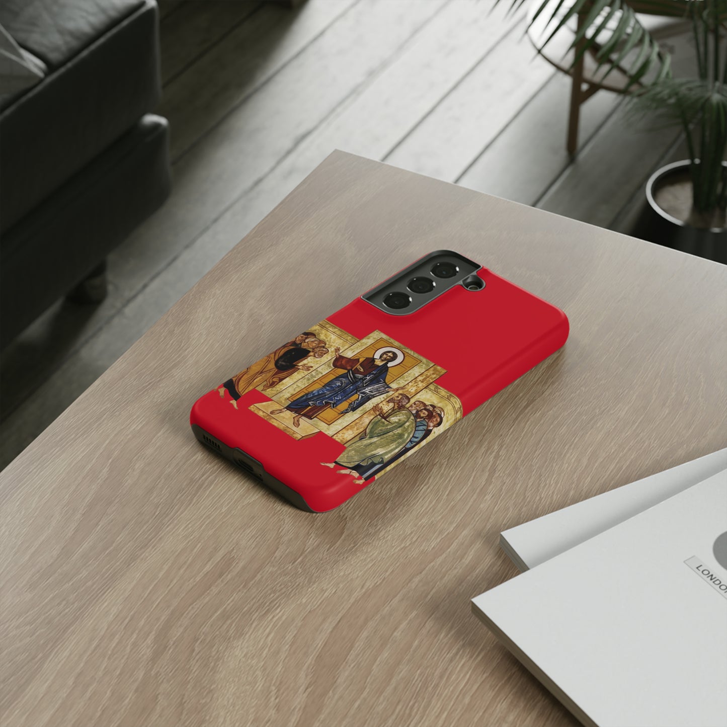 Apparition to the Disciples Samsung Galaxy's Tough Cases (Red)