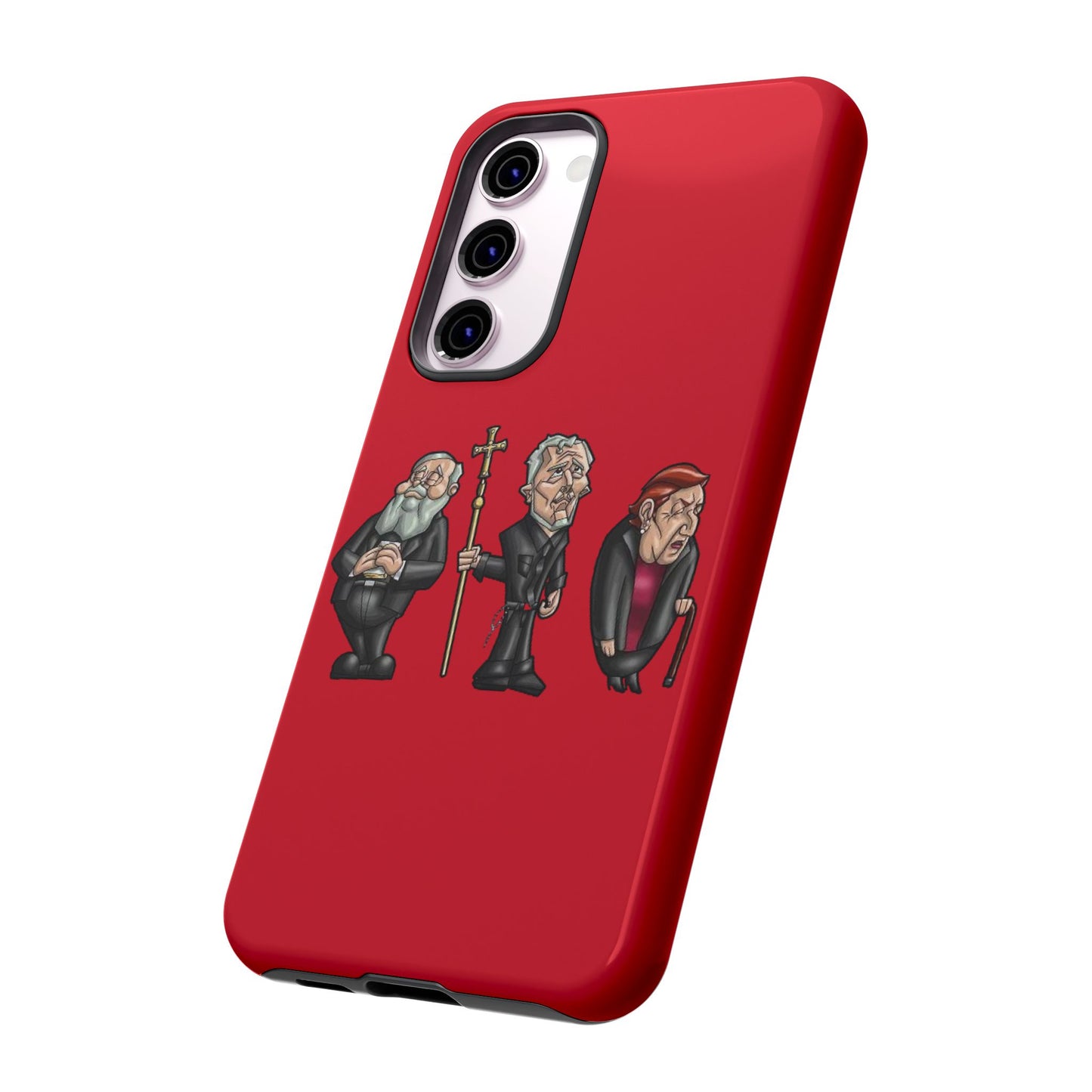 Initiators Cartoon Samsung Galaxy's Red Tough Cases