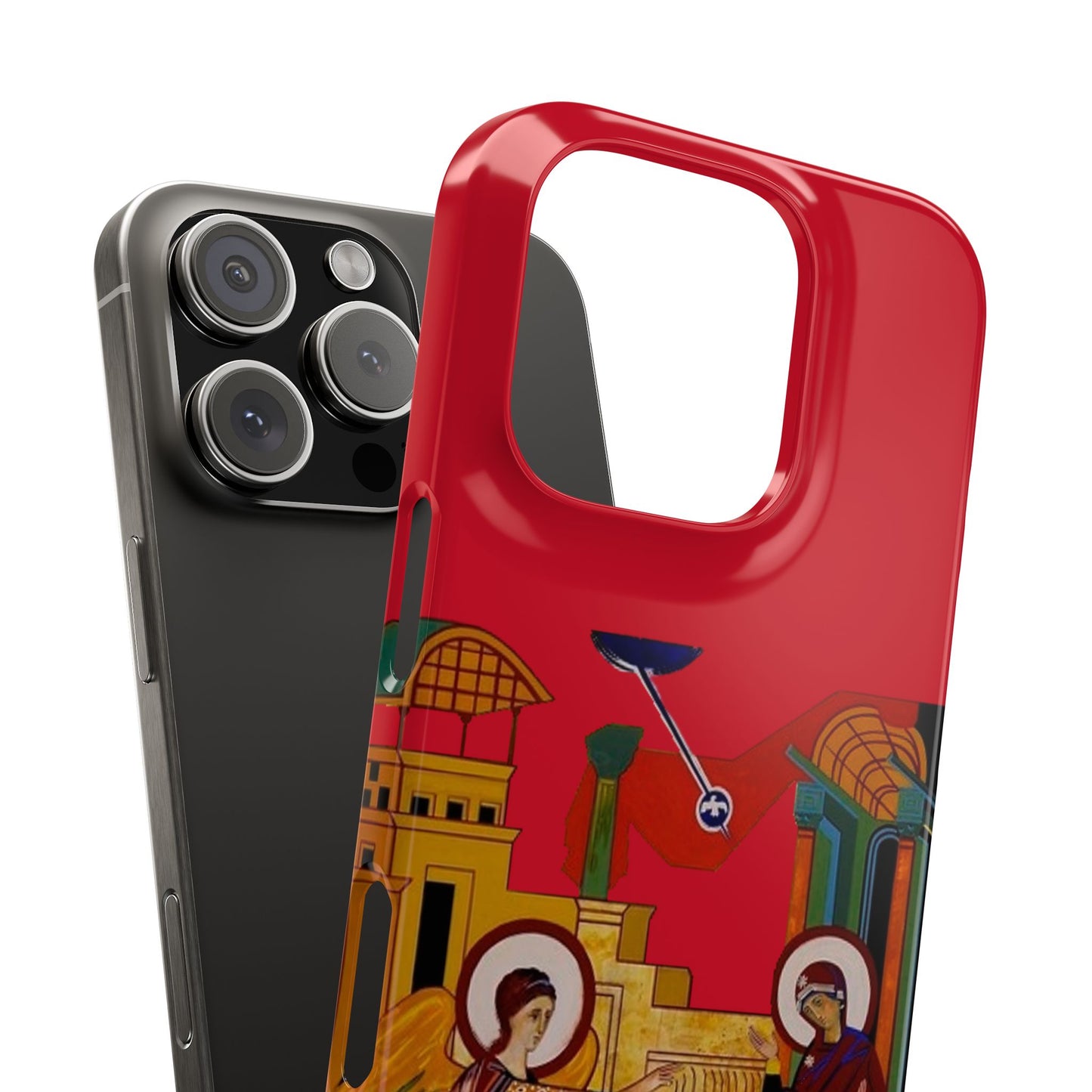 Annunciation Iphone's Snap Cases (Red)