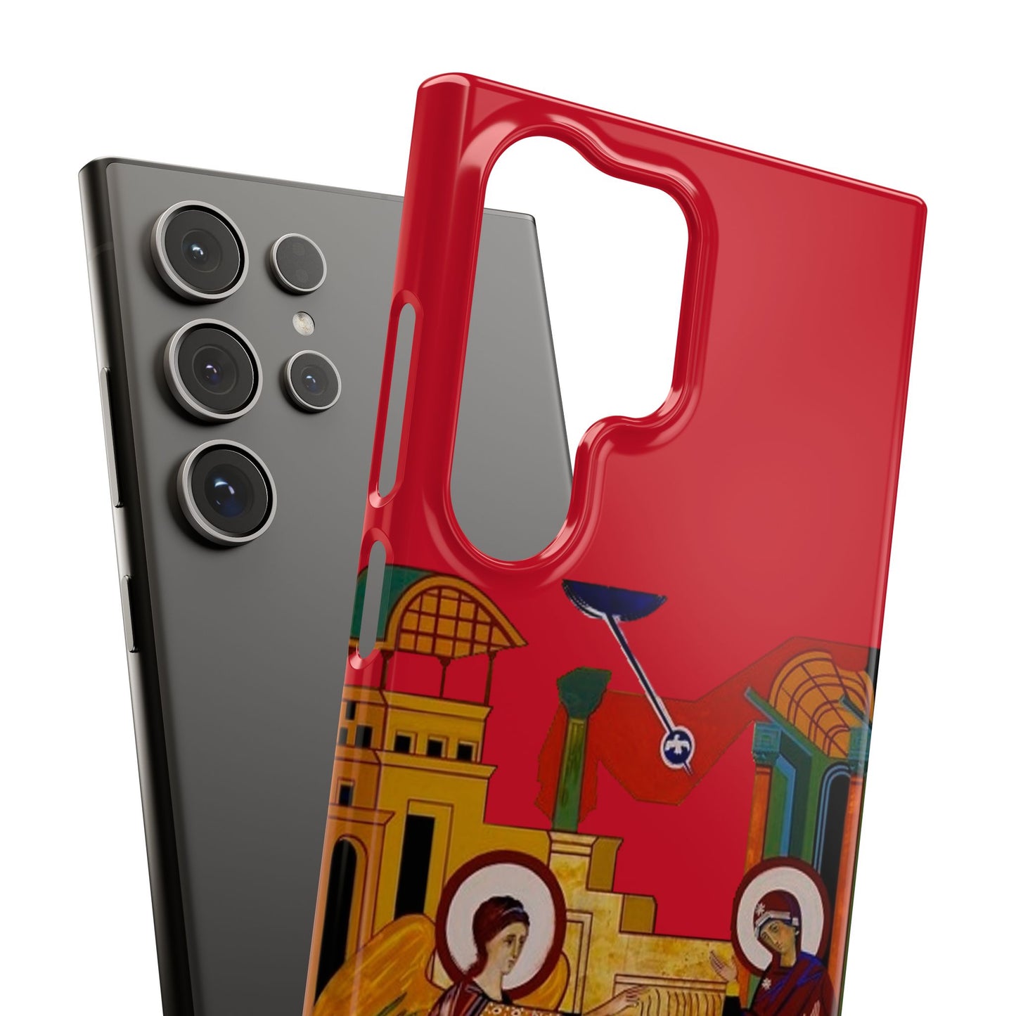 Annunciation Samsung Galaxy's Snap Cases (Red)