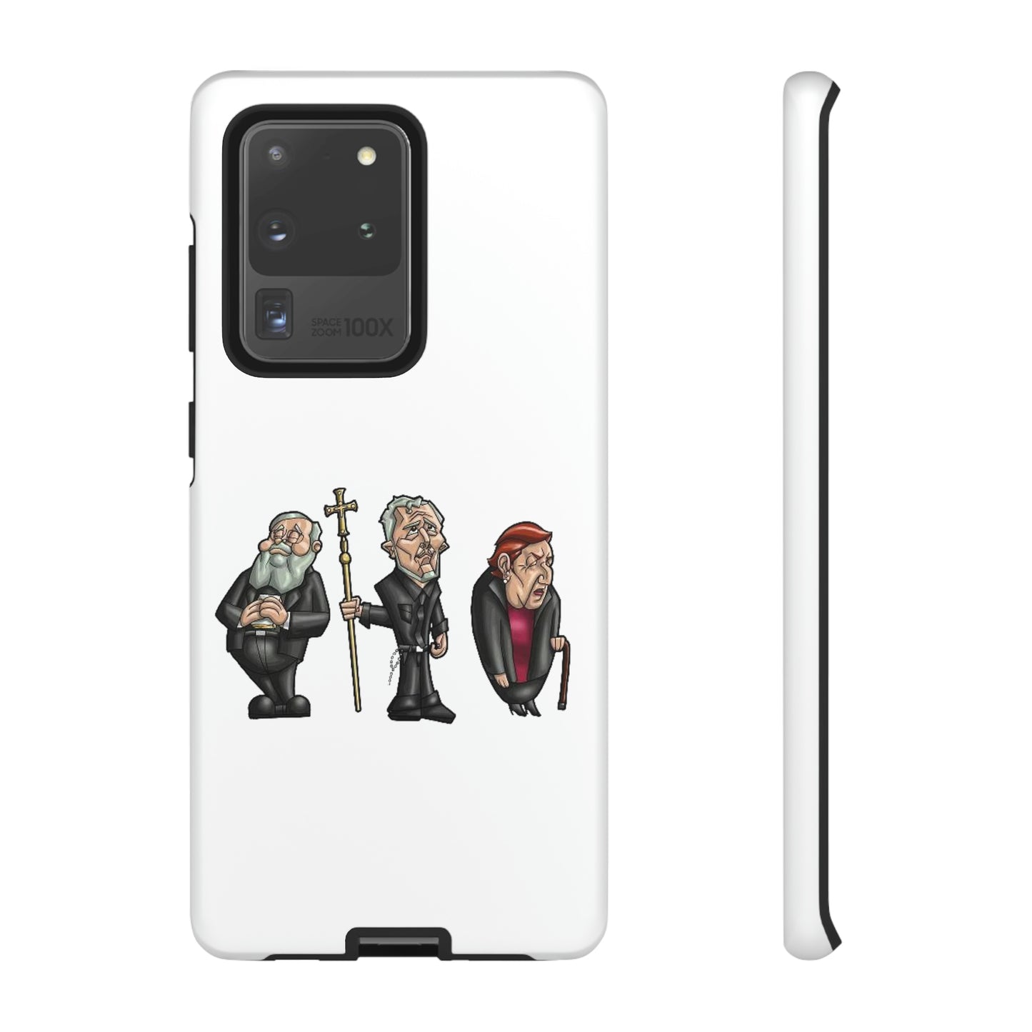 Initiators Cartoon Samsung Galaxy's white Tough Cases