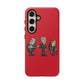 Initiators Cartoon Samsung Galaxy's Red Tough Cases