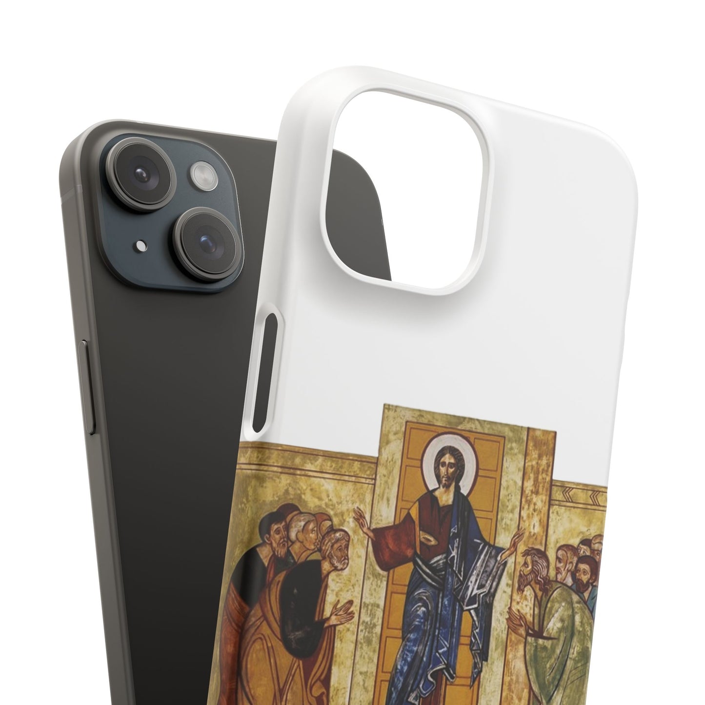 Apparition to the Disciples iPhone's Snap Cases (White)