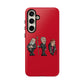 Initiators Cartoon Samsung Galaxy's Red Tough Cases