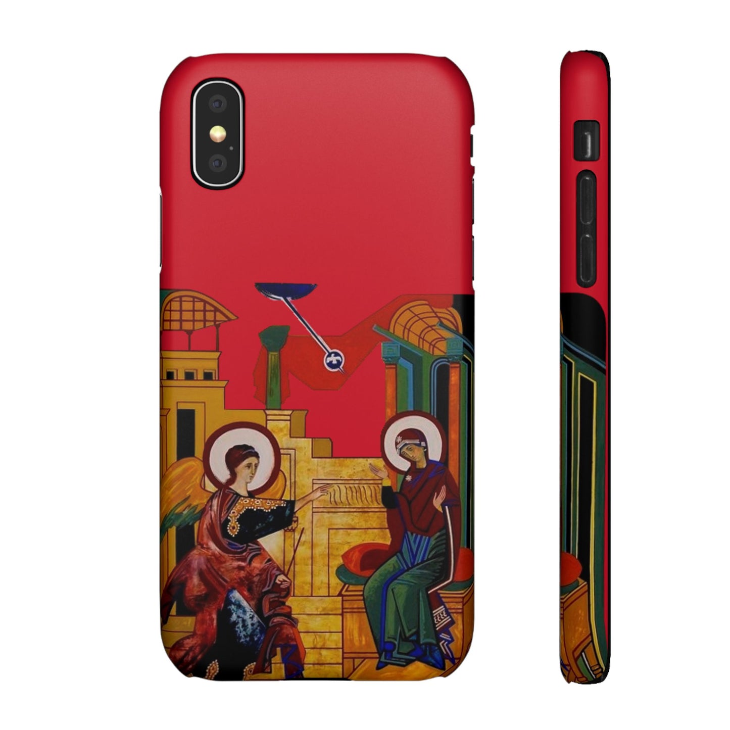 Annunciation Iphone's Snap Cases (Red)