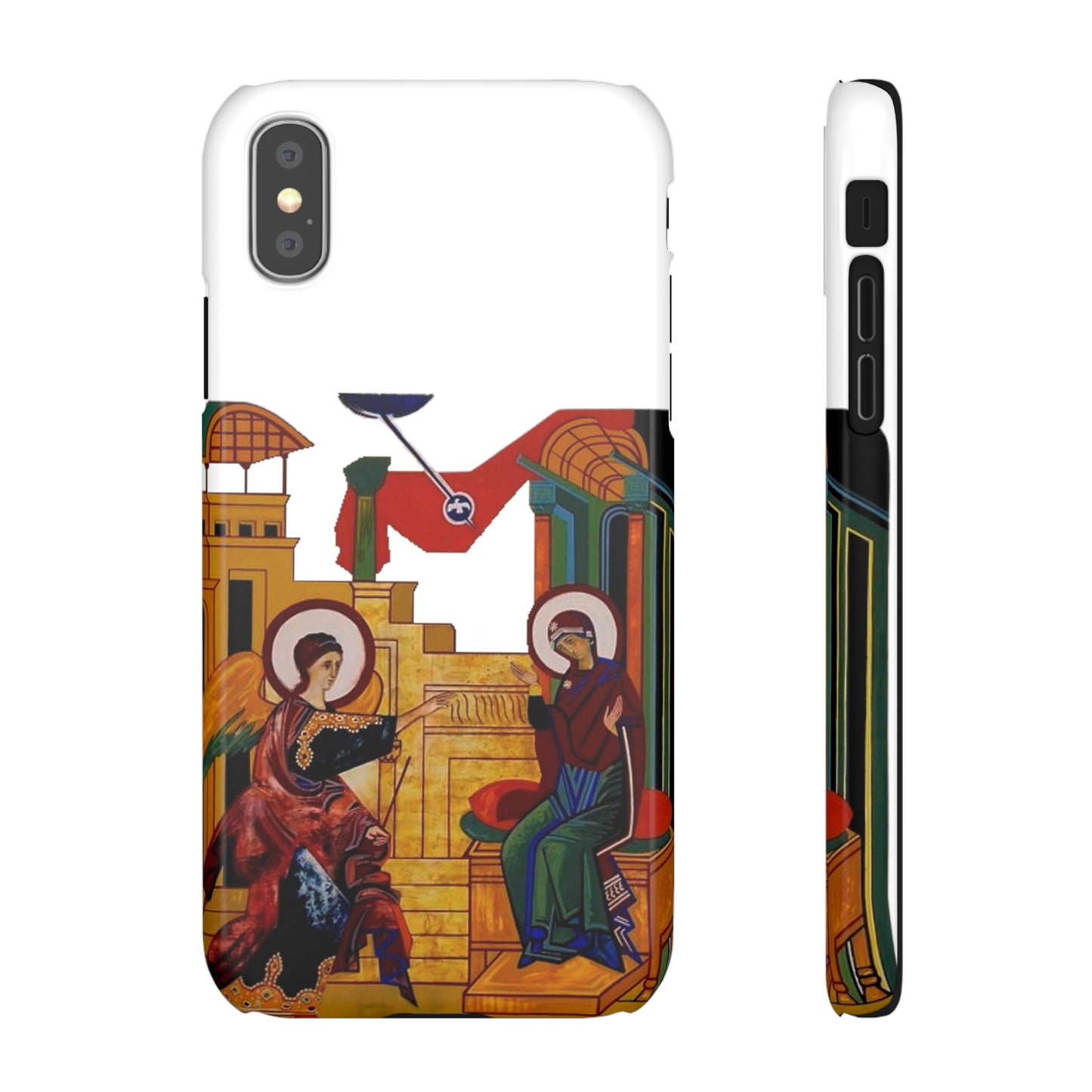 Annunciation Iphone's Snap Cases (White)