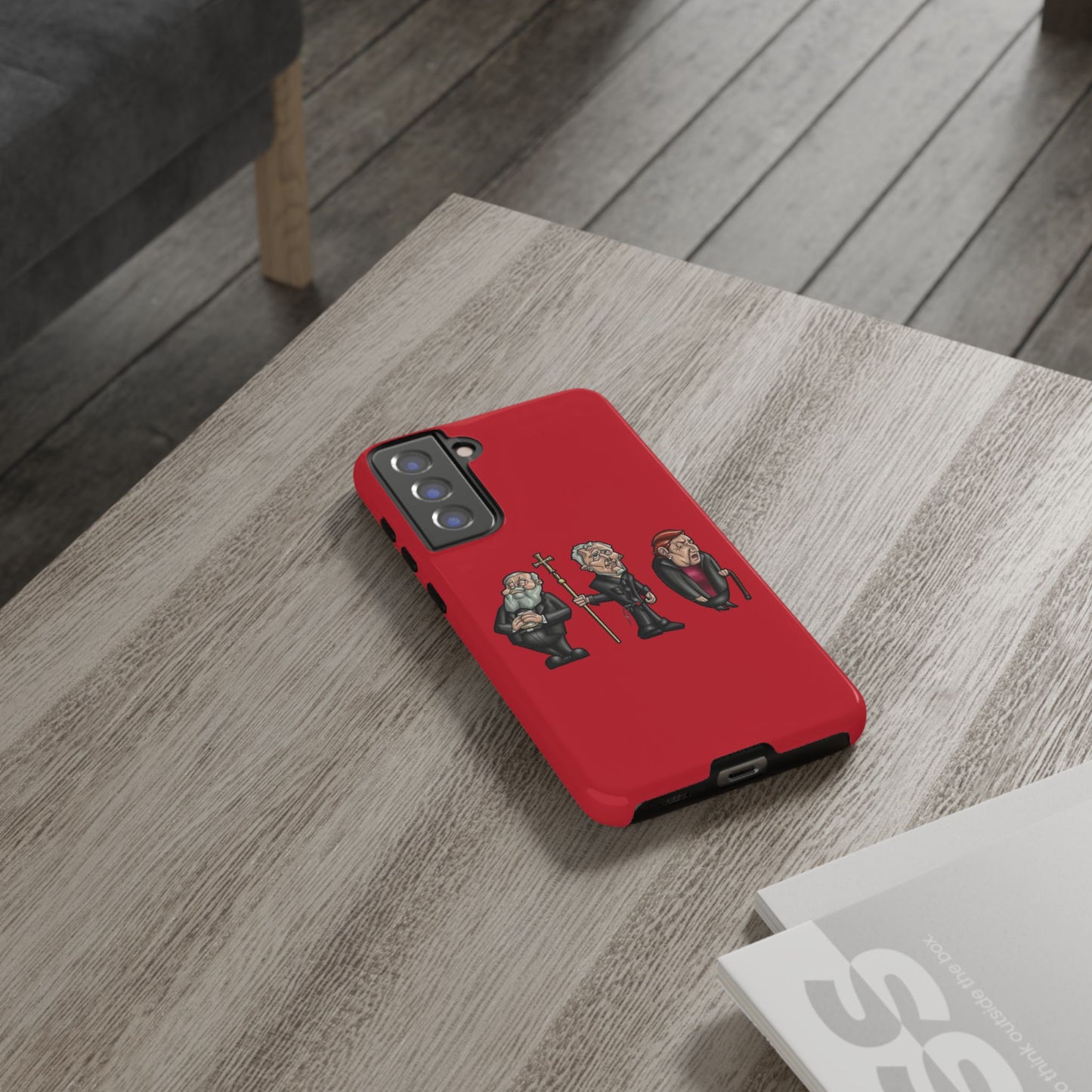 Initiators Cartoon Samsung Galaxy's Red Tough Cases