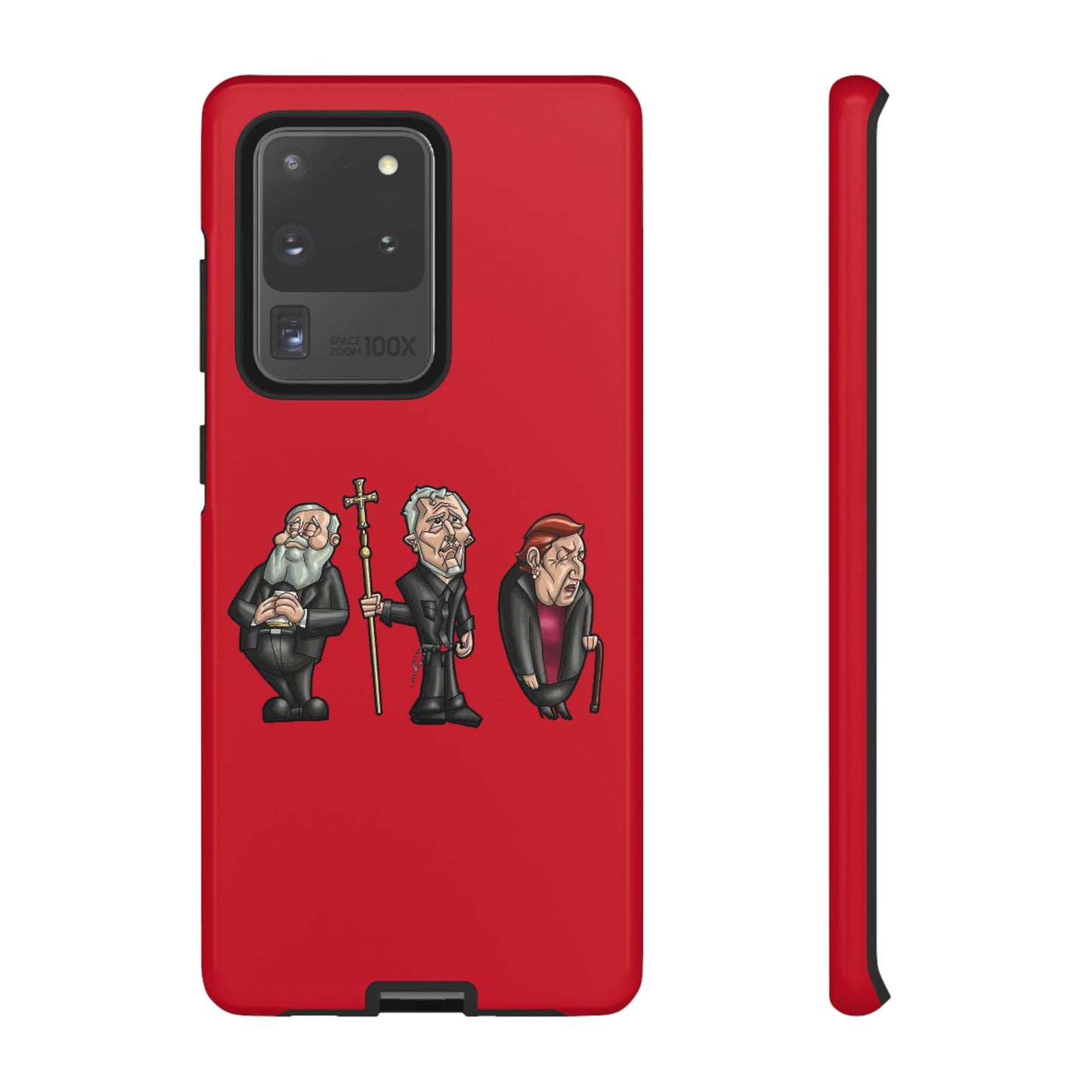 Initiators Cartoon Samsung Galaxy's Red Tough Cases