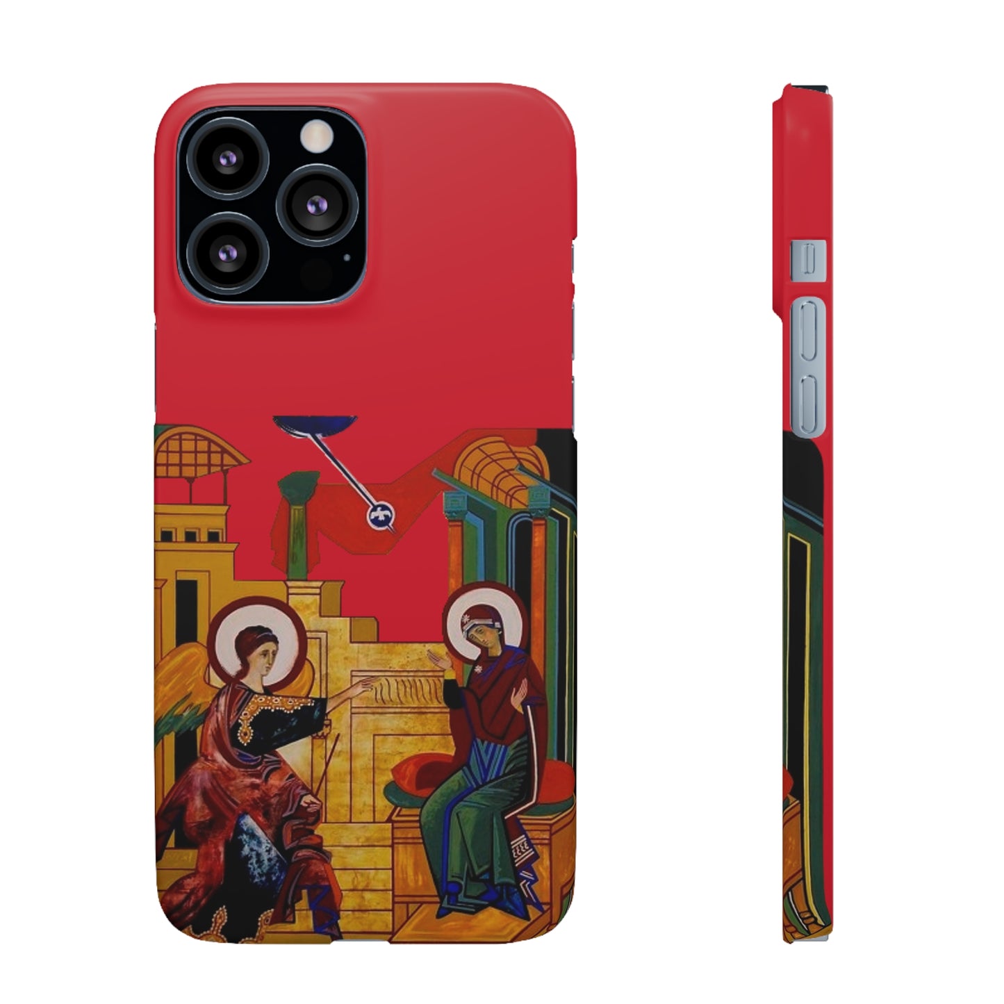 Annunciation Iphone's Snap Cases (Red)