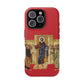 Apparition to the Disciples iPhone's MagSafe Tough Cases (Red)