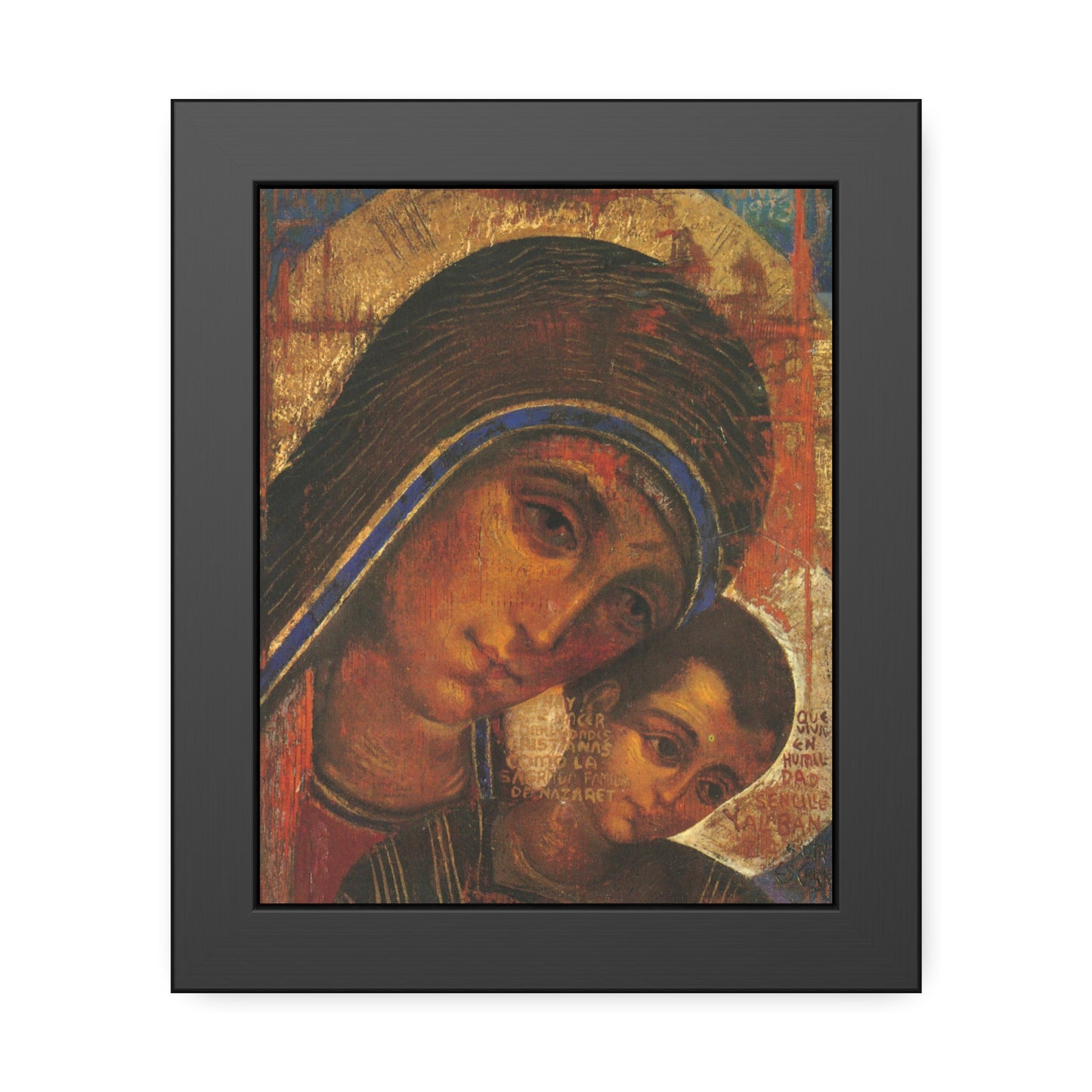 Virgin of the Way Framed Poster