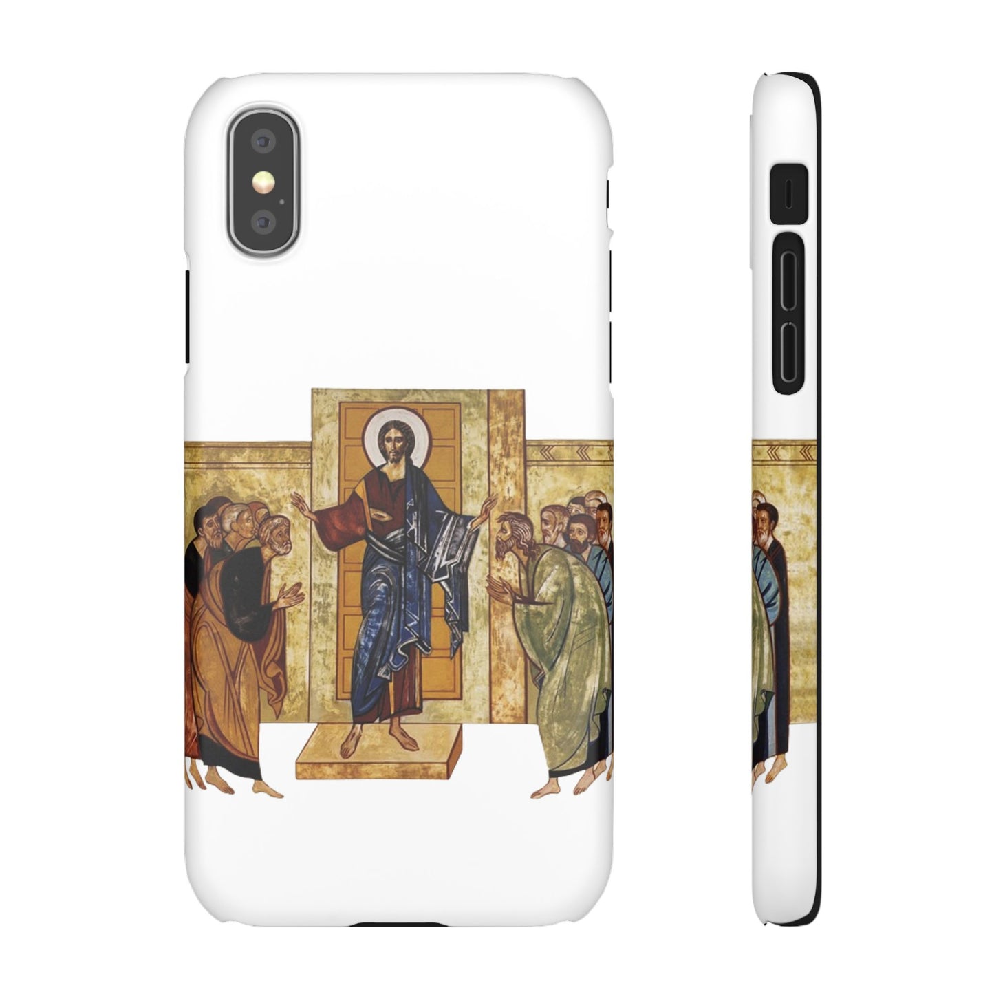 Apparition to the Disciples iPhone's Snap Cases (White)