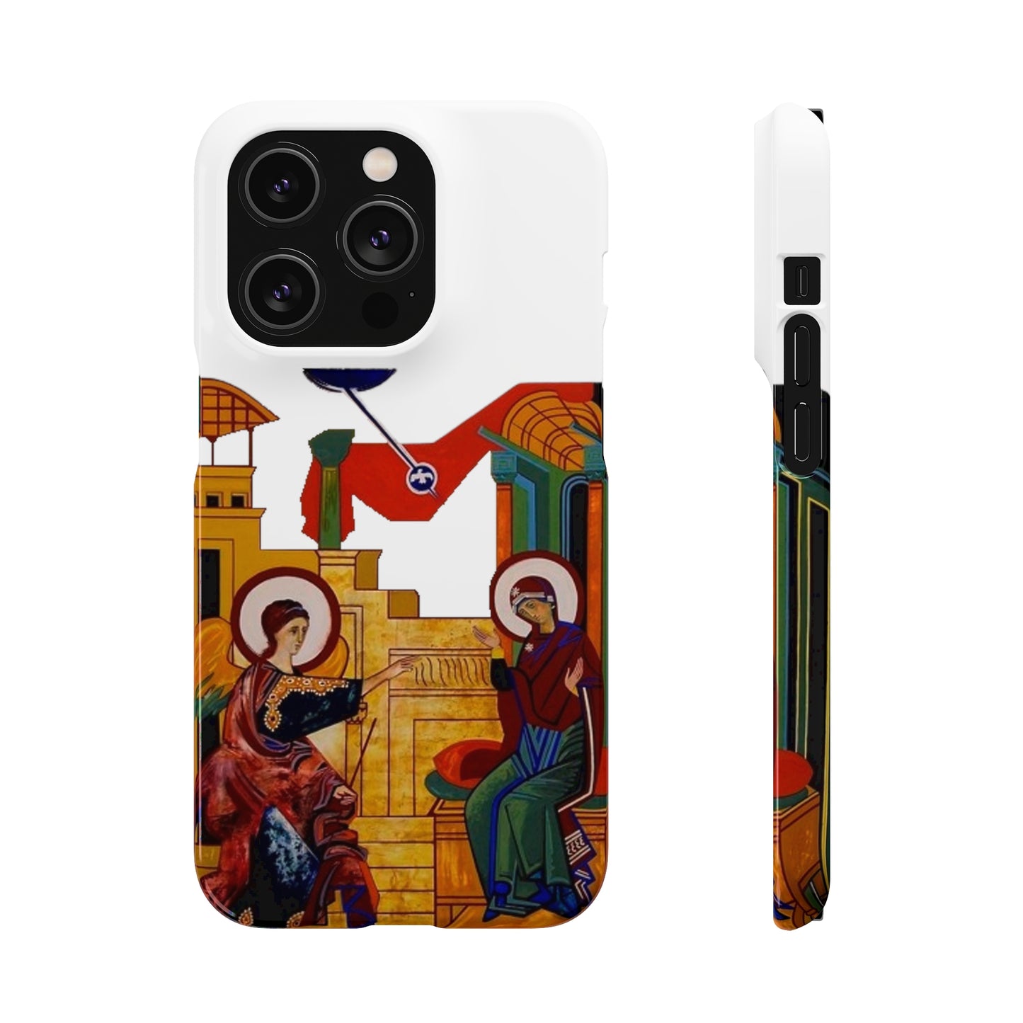 Annunciation Iphone's Snap Cases (White)