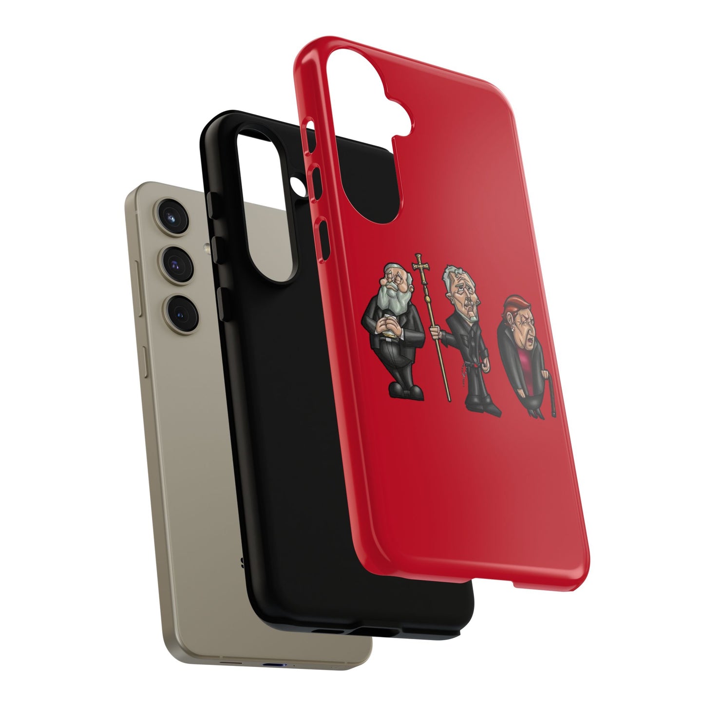 Initiators Cartoon Samsung Galaxy's Red Tough Cases