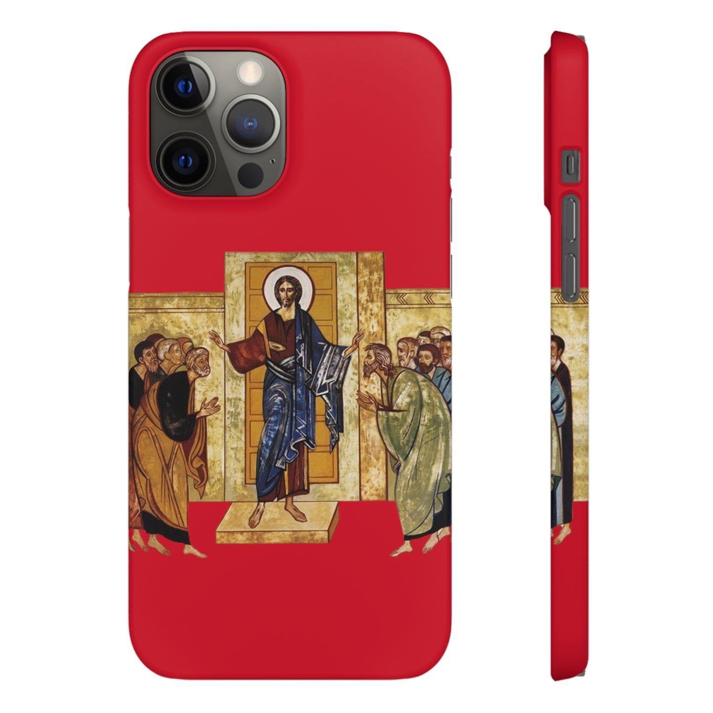 Apparition to the Disciples iPhone's Snap Cases (Red)